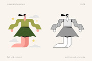 Minimal Character Set, a Person Illustration by Léo Alexandre (Thumbnail 6 of 18)