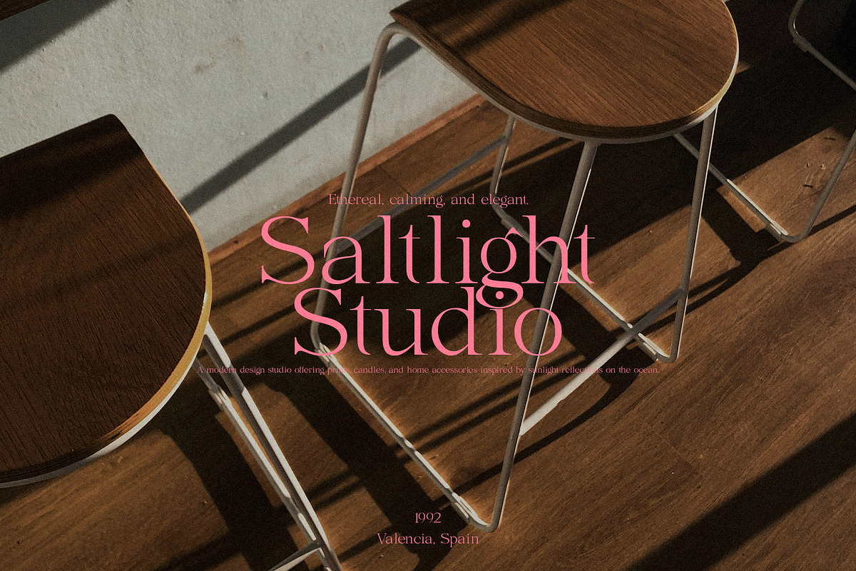 Beach Glamour - Summer Serif, a Serif Font by Misha Sova (Photo 5 of 9)