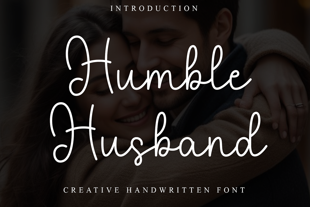Humble Husband, a Handwritten Font by InermediaSTUDIO (Photo 1 of 8)