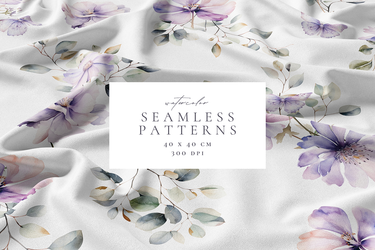 Dreamy Florals Watercolor Clipart, a Decorative Illustration by Altea Design Studio (Photo 17 of 19)