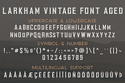 Larkham Vintage Font, a Serif Font by GlitzyGrapix (Thumbnail 8 of 10)