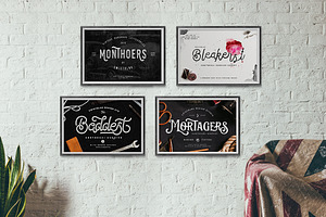 Sortdecai Font Family & Bonus 70%OFF