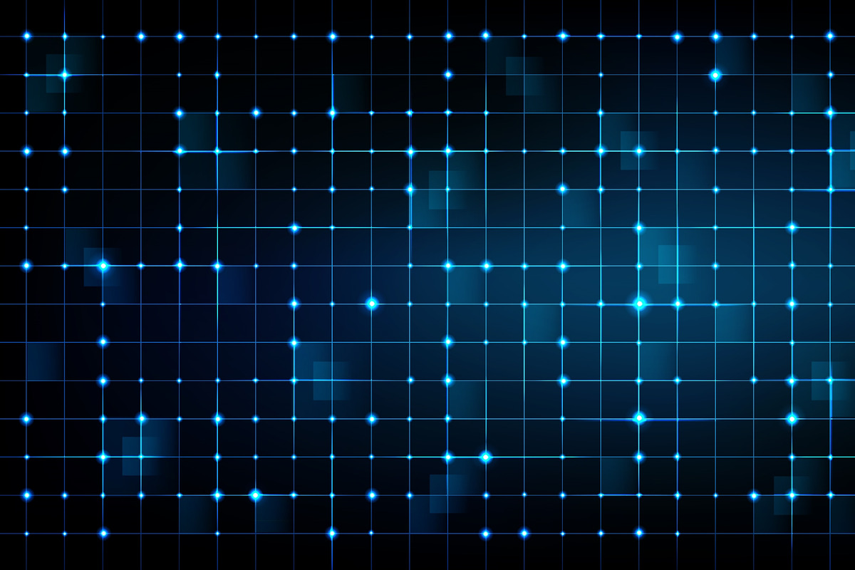 Technical grid pattern with, a Technology Illustration by art PVP - market (Photo 3 of 3)