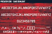 Predator 0316 - Full Family, a Sans Serif Font by Eargle Design, LLC (Thumbnail 6 of 20)