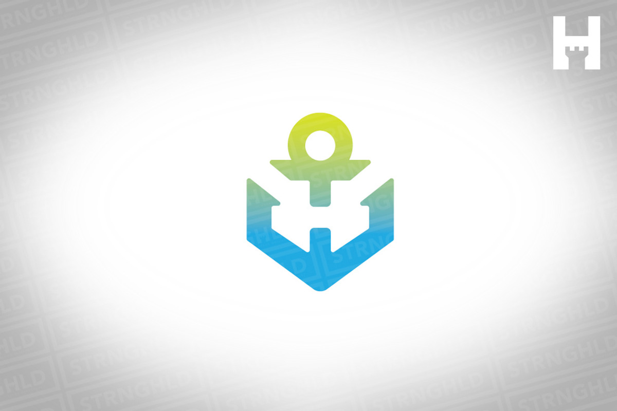 STYLISH BOLD ANCHOR LOGO TEMPLATE, a Branding & Logo Template by Strongholdbrand (Photo 2 of 3)