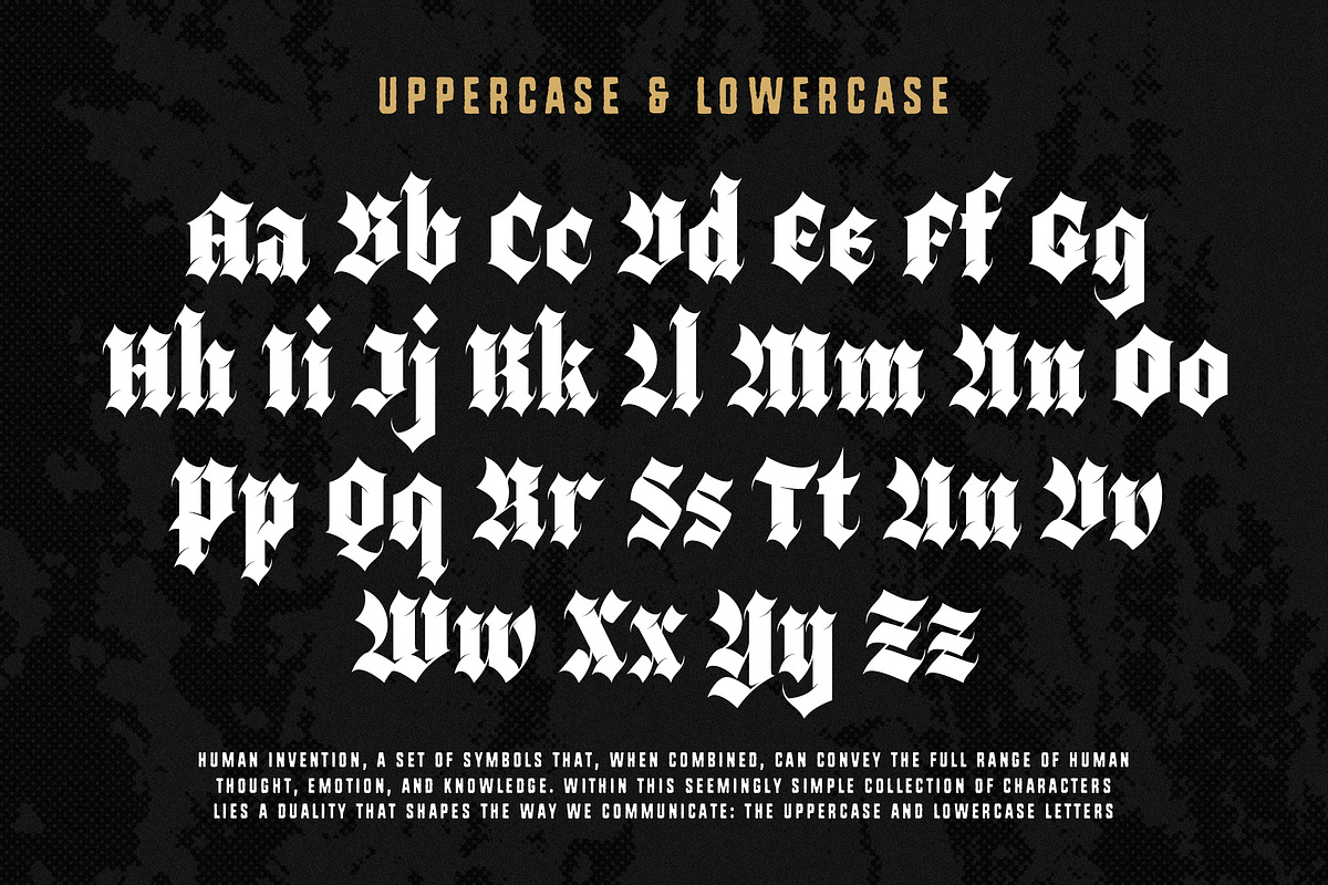 Black Webs - Gothic Blackletter Font, a Blackletter Font by Typia Nesia (Photo 2 of 16)