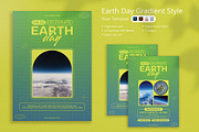 Tanah - Earth Day Gradient Style, a Flyer Template by Attype (Thumbnail 1 of 4)
