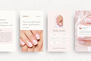 Nail Tech Instagram templates, a Social Media Template by LiliesandBerries (Thumbnail 13 of 21)