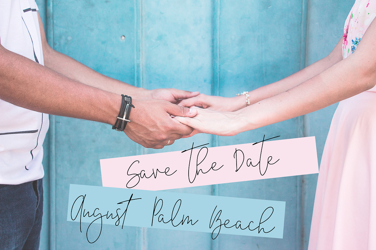 Mont Kiara Script Font preview 4