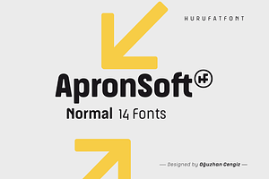 Apron Soft Normal, a Sans Serif Font by Hurufatfont