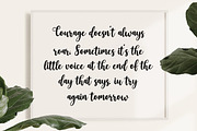 Magnolia | Lovely Bold Fonts, a Script Font by Bosstype Studio (Thumbnail 7 of 8)