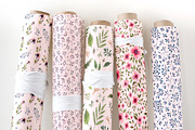Botanical watercolor floral patterns, a Texture Illustration by alenaganzhela (Thumbnail 7 of 8)