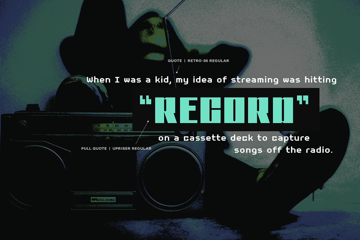 Pixels & Grit Font Duo, a Sans Serif Font by Parker Creative (Photo 4 of 6)