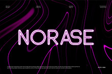Norase || Futuristic Sans Serif Font