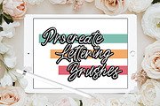 Procreate Lettering Brushes, a Brush Add-On by AnniaArt (Thumbnail 1 of 4)