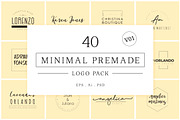 1200 Premade Logos Mega Bundle, a Branding & Logo Template by XpertgraphicD (Thumbnail 15 of 60)
