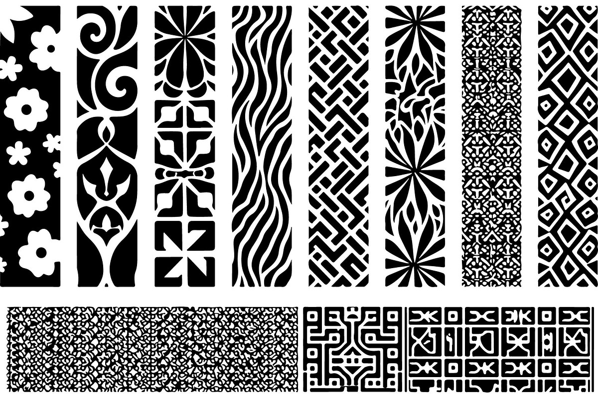 Elegant Laser Cut Panel Designs, an Object Graphic by jahid234 (Photo 4 of 13)