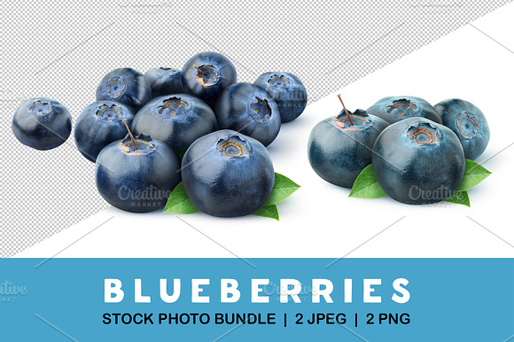 Piles Of Blueberries