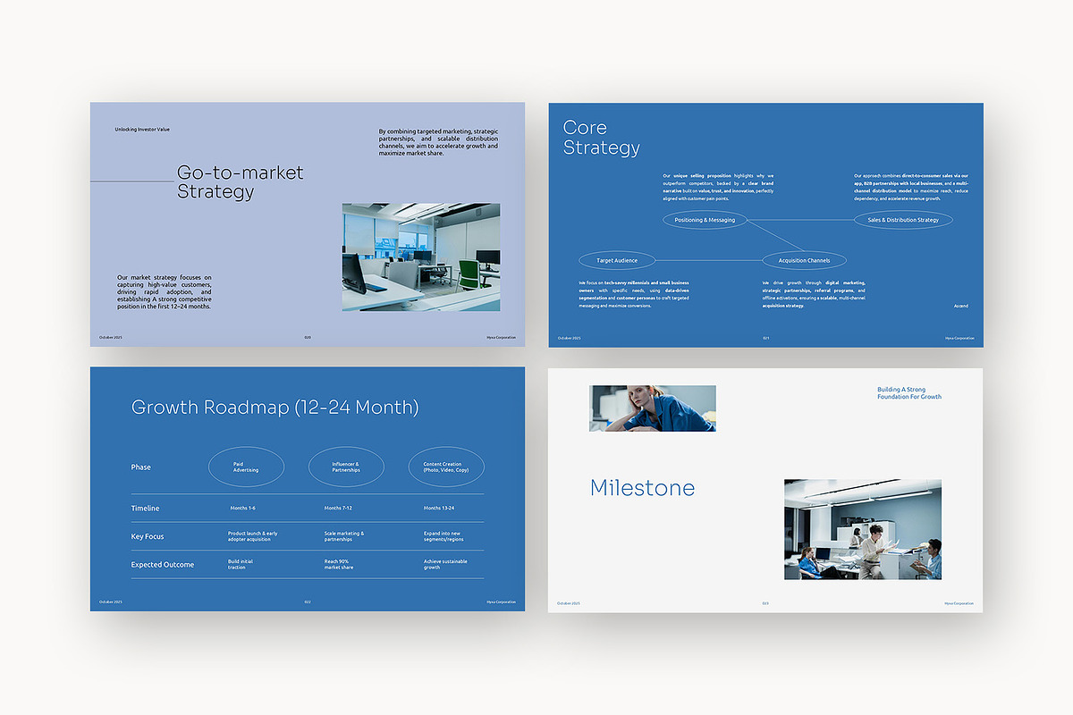 Hyxa : Startup Pitch Powerpoint, a Presentation Template by Punkl Camp (Photo 7 of 16)