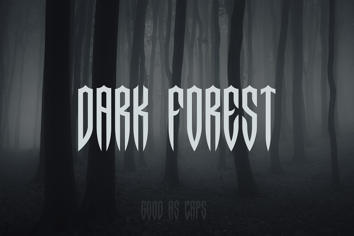 DarkBlades, a Font by Sentavio (Photo 2 of 12)