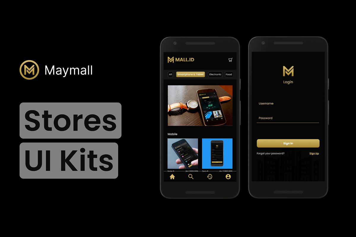 E-commerce, an UI Kit Template by udacreative_id