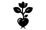 Plant Growth Silhouette Vector, an Object Graphic by Gfx_Store (Thumbnail 11 of 15)