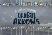 Hand Illustrated Tribal Arrows, an Illustration by Jodi Van der Kruik (Thumbnail 1 of 5)