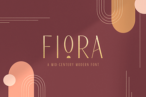 Fiora Font Modern Display Extras