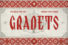 ST-Gradets neo cyrillic font
