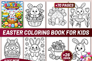 EASTER COLORING BOOK for KIDS, a Seasonal Illustration by Ink Gallery (Thumbnail 1 of 5)