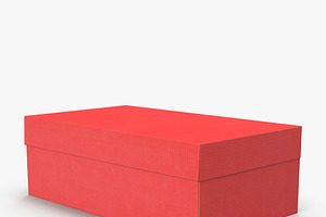 Colored Shoe Boxes Low-Poly