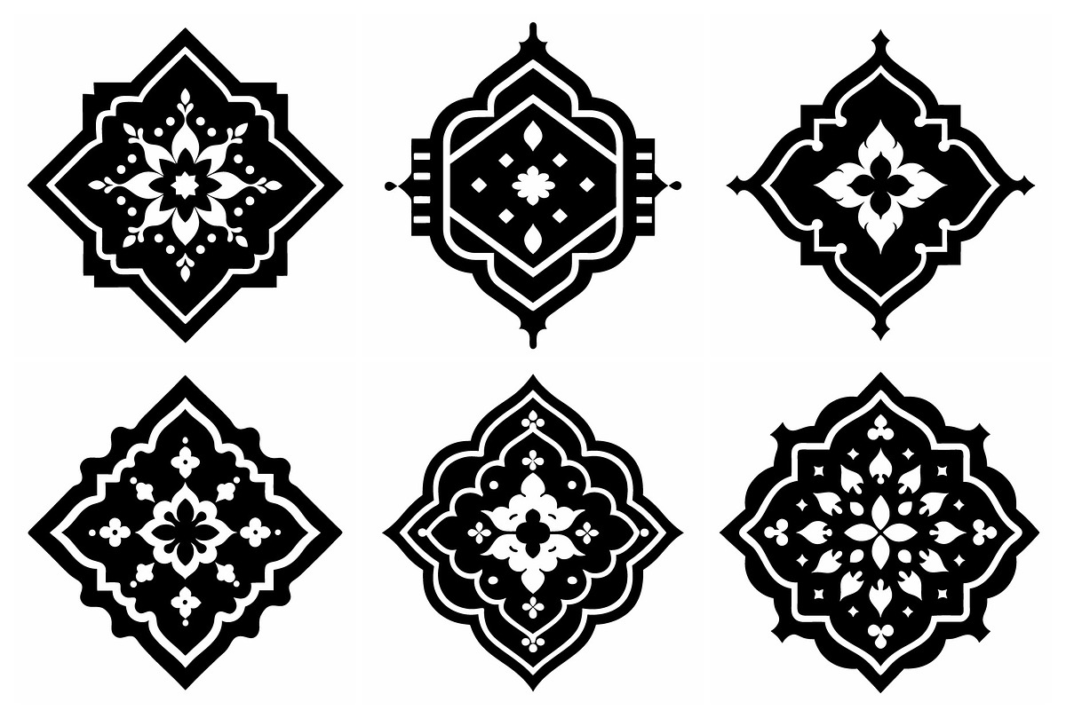 Ornate Floral and Geometric Pattern, an Object Graphic by Billah Hub