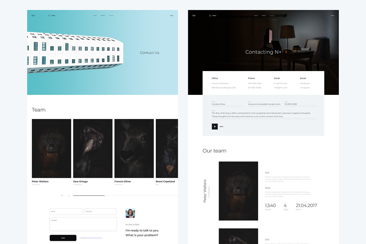 H+ UI Kit, an UI Kit Template by gateprofile (Photo 5 of 11)