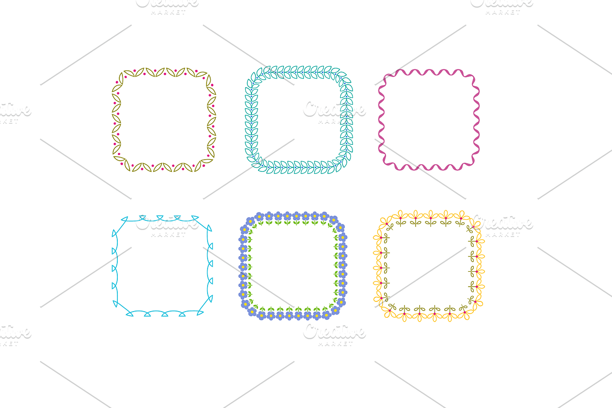 Decorative Circle & Square Frames, a Graphic by Melissa Held Designs (Photo 5 of 6)