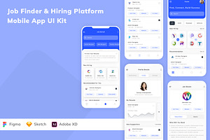 Job Finder Hiring Platform UI Kit