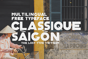 Classique Saigon Typeface