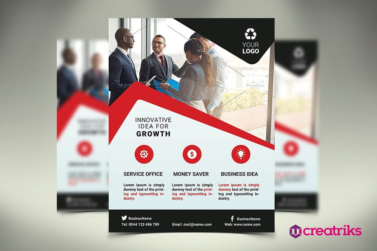 MultiPurpose Flyers - 6 Templates, a Flyer Template by Creatricks