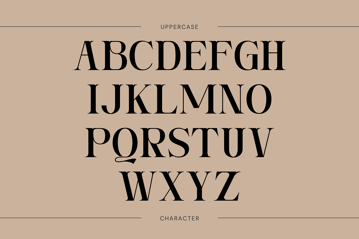 Ngetic Modern - Branding Logo Font, a Serif Font by Nirmana Visual (Photo 2 of 10)