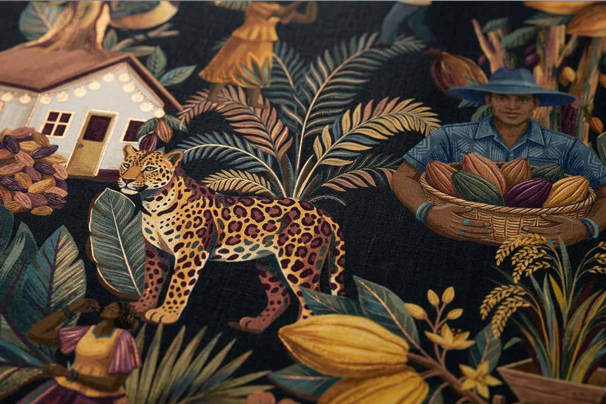 Cacao Luxury Pattern design, a Pattern Graphic by Luiz da Rolt Grathwohl (Photo 19 of 20)