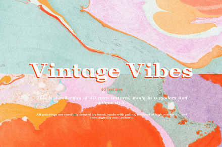 Vintage Vibes Textures, a Texture Graphic by NKate