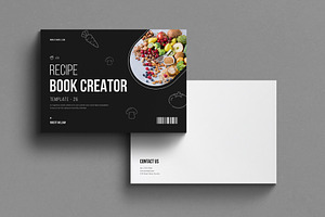 Recipe Book Creator Design Landscape