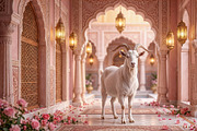 Majestic Goat Palace Backgrounds, an Animal Illustration by StockVerse Creative (Thumbnail 3 of 4)