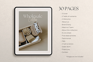 Wholesale Catalog Canva Template