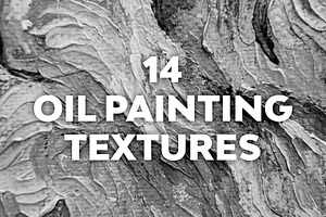 Oil Painting Textures, a Texture Graphic by UnicDesign