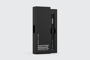 Opened Box W/ Vape Pen Mockup