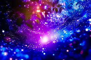 Abstract Cosmic Glitter Background, a Background Photo by Ales Munt