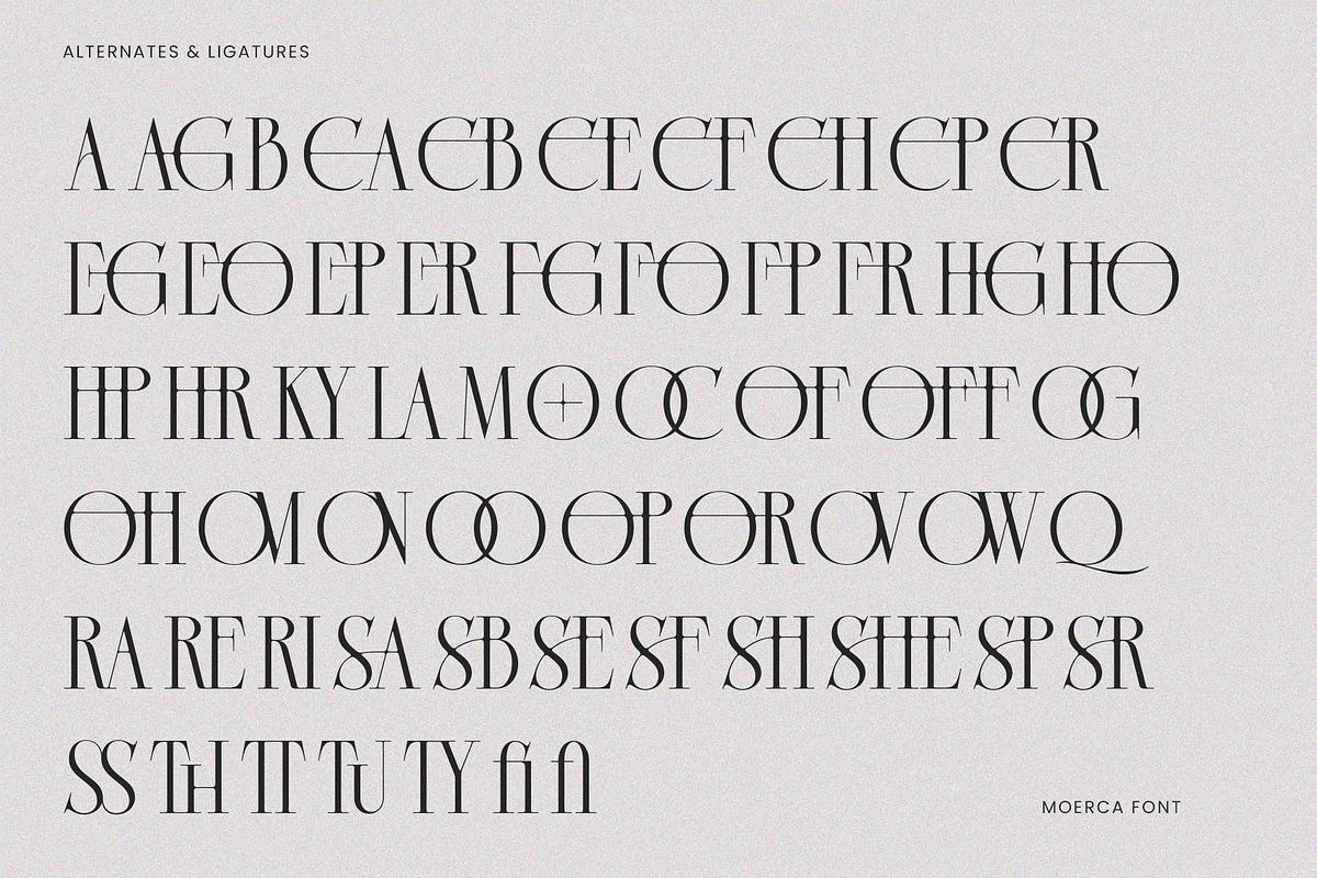 Moerca | Modern Classy Serif, a Serif Font by Typoraith Co (Photo 6 of 16)