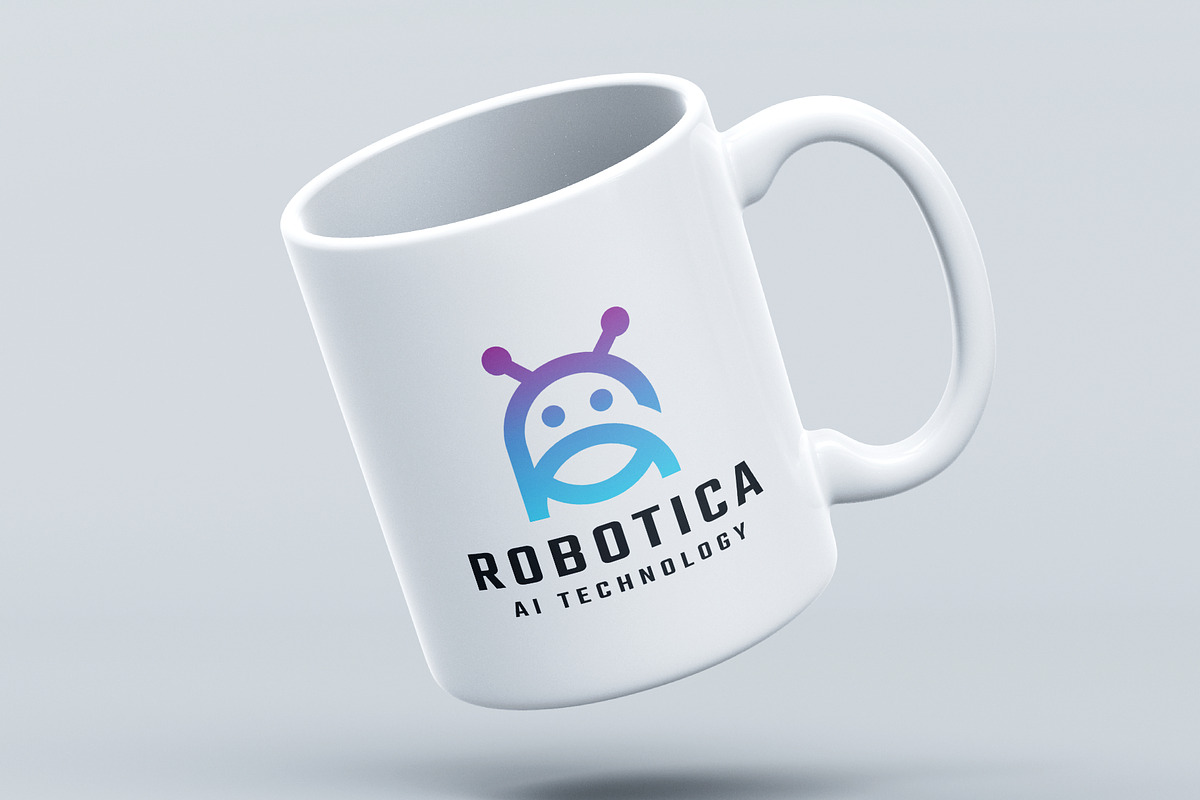 Robotica Letter R Logo, a Branding & Logo Template by Design_Planet (Photo 3 of 4)