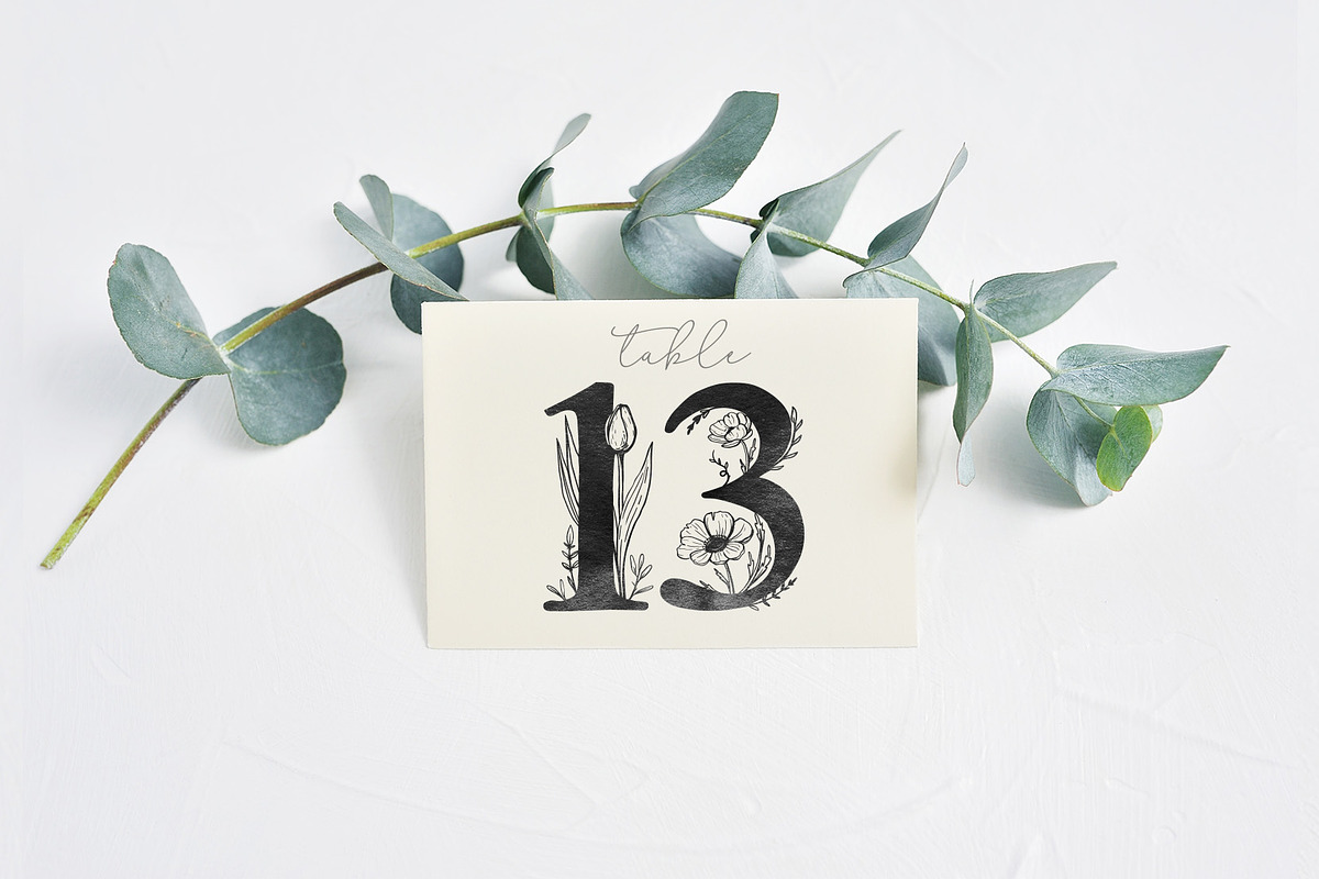 Floral clipart and monograms, vector, an Illustration by harmonia_green_art (Photo 12 of 16)