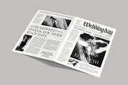 Wedding Newspaper Program, a Brochure Template by BrandPacks (Thumbnail 4 of 5)